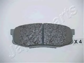 PP221AF JAPANPARTS К-т торм.колод.диск.зад. Toyota Land Cruiser 4.5 D V8, 4.7 V8 08-