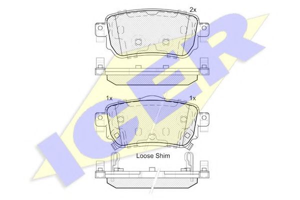 182188 ICER 182188 25965 D464EAA NISSAN QASHQAI 1.5 dCi 214.2-