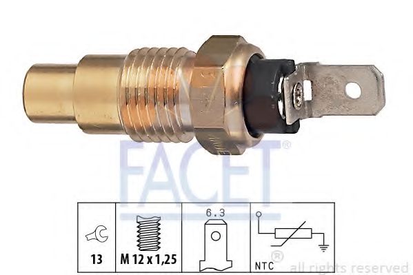 73121 FACET датчик темп.охлаж.жидк.nissan almera ll,tinomicraprimeraterrano ll