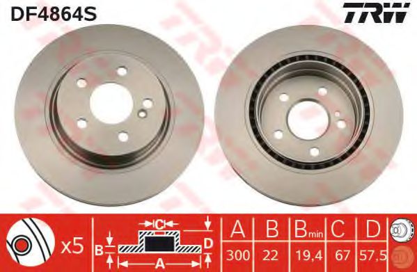 DF4864S LUCAS TRW/ZF RUSSIA NULL