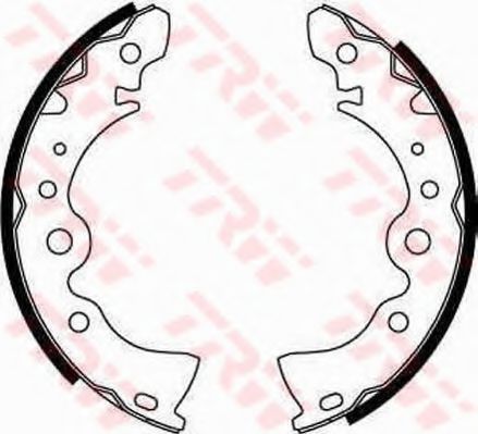 GS8246 LUCAS TRW/ZF RUSSIA Колодки барабанные NISSAN ALMERA CLASSIC к-т