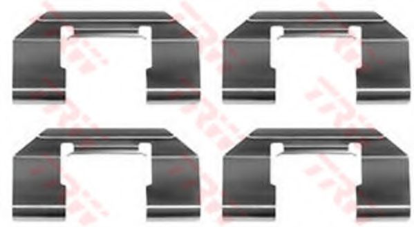 PFK376 LUCAS TRW/ZF RUSSIA Пружинки тормозных колодок nissan:primera (p10) 06