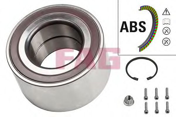 713610630 FAG Подшипник ступицы VAG/PORSCHE Q7/TOUAREG/CAYENNE 02- перед.