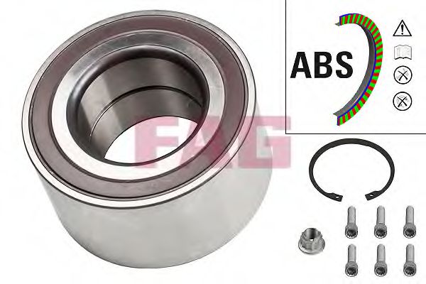 713610640 FAG Подшипник ступицы VW TOUAREG 02-10 перед.