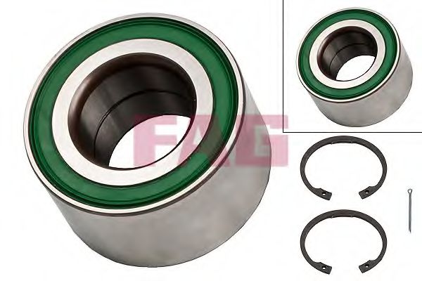 713644080 FAG Подшипник ступицы OPEL CORSA C/MERIVA 00- перед.