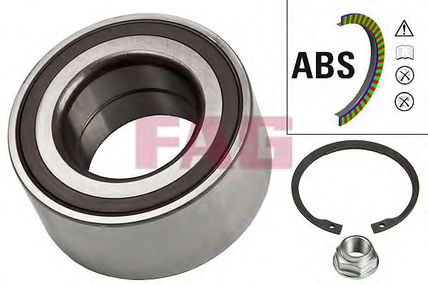 713623490 FAG Подшипник ступицы SUZUKI SX4 06- перед.