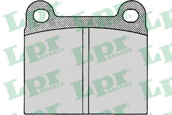 05P024 LPR колодки диск. kadett, rekord   1605449