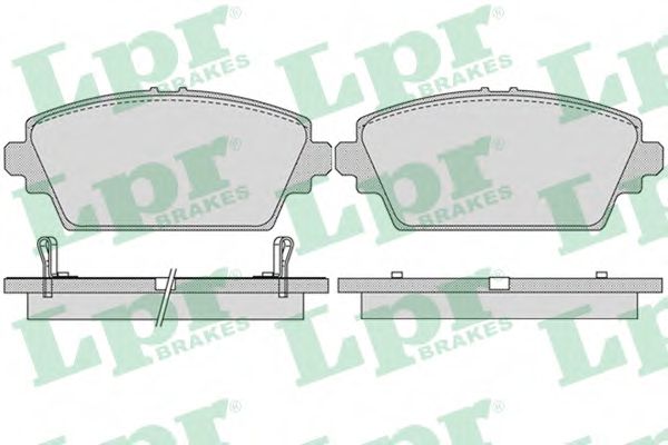 05P1036 LPR колодки тормозные дисковые передние honda accord mk vii (cg) 199810 -0203