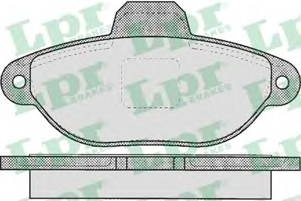 05P1191 LPR Колодки тормозные