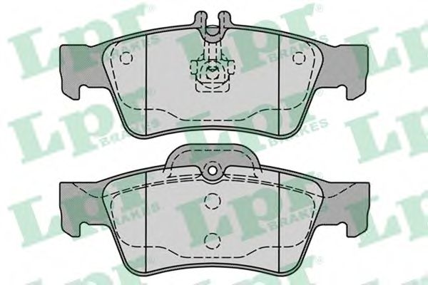 05P1232 LPR Колодки тормозные задние
