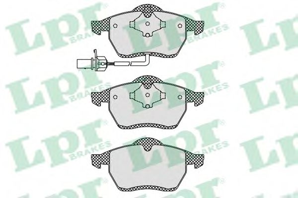 05P1238 LPR Колодки тормозные передние