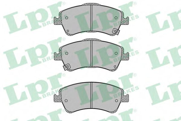 05P1313 LPR колодки тормозные toyota aurisavensis