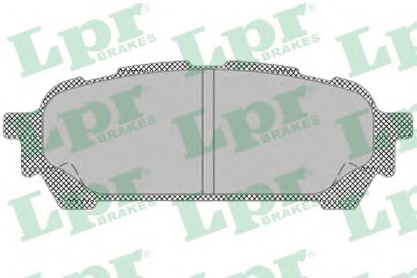 05P1335 LPR колодки тормозные задние