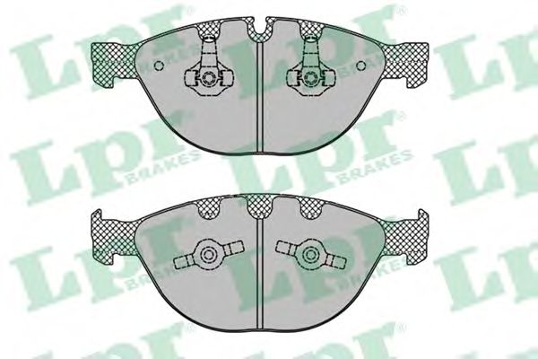 05P1410 LPR колодки тормозные перед. bmw e65e66e60 3,0-6,0l 04 (193,2x79,2x20,4mm)