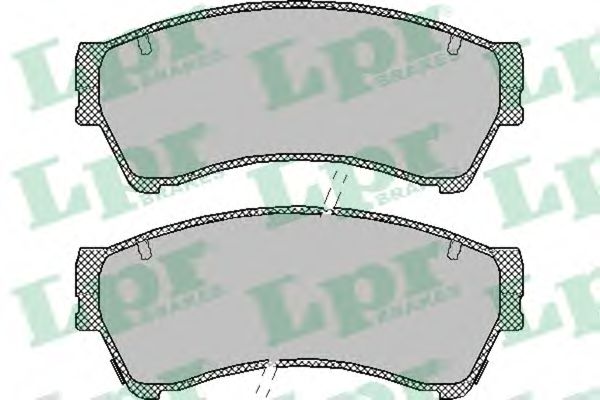 05P1413 LPR Колодки тормозные DA 6 1.8-2.5 8- передние