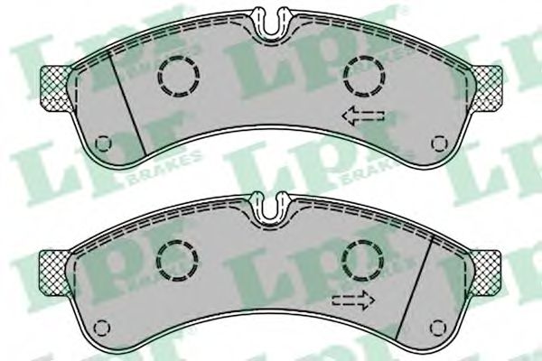 05P1461 LPR колодки тормозные дисковые задн iveco: daily iv c