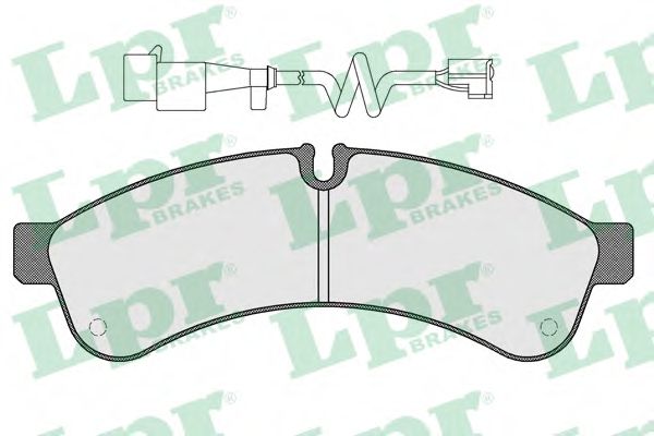 05P1461A LPR Колодки тормозные IVECO DAILY 6- передние с датч.