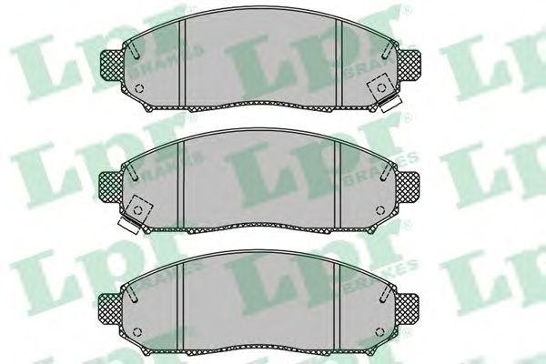 05P1495 LPR Колодки тормозные NISSAN PATHFINDERNAVARA 5- передние