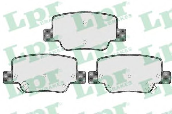 05P1576 LPR колодки тормозные дисковые toyota: verso (_aur2_,