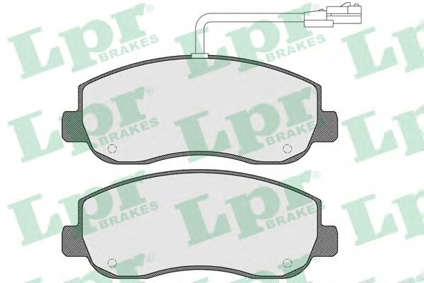 05P1579 LPR колодки тормозные opel movanorenault master 10- передние