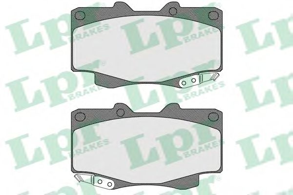 05P1610 LPR колодки тормозные toyota hilux iii 05- передние