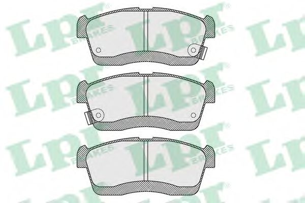 05P1632 LPR колодки тормозные дисковые daihatsu: charade (l2_)