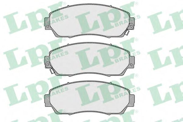 05P1634 LPR Колодки тормозные cr-v iii (пр-во сша) 07- передние
