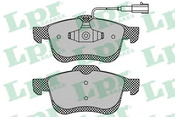 05P1674 LPR Колодки тормозные FIAT DOBLO 10-OPEL COMBO 12- передние