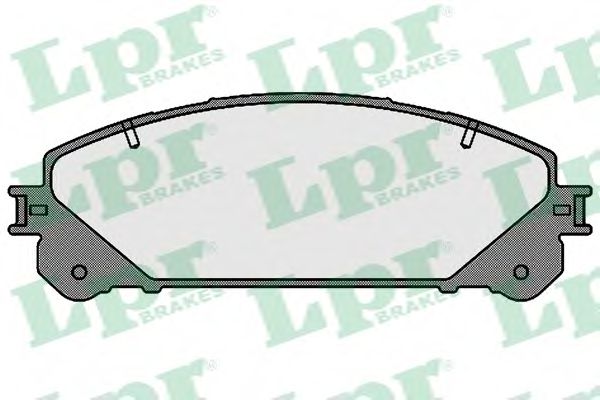 05P1691 LPR Комплект тормозных колодок 05p1691