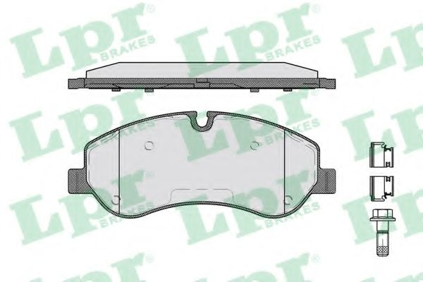 05P1786 LPR колодки тормозные дисковые 05p1786
