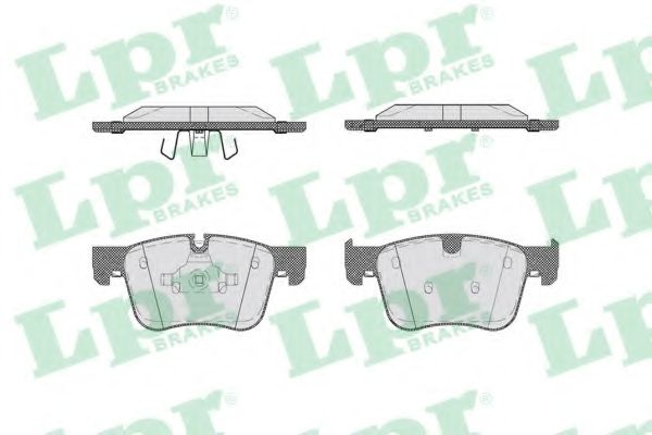 05P1853 LPR колодки тормозные дисковые 05p1853