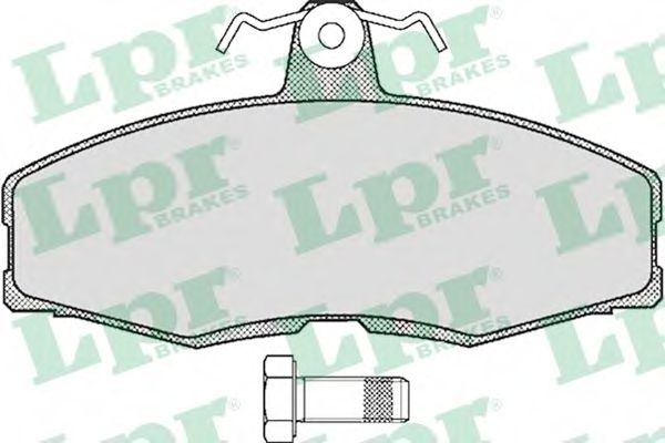 05P234 LPR Колодки тормозные SKODA FELICIA 94>1FORD SIERRA 82>93 передние