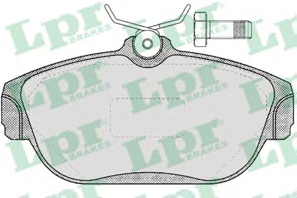 05P382 LPR колодки диск. 940