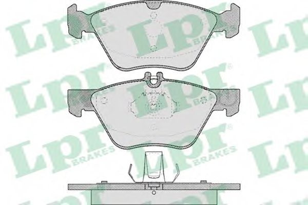 05P406 LPR Колодки тормозные передние