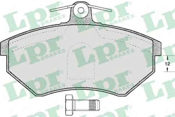 05P613 LPR Колодки тормозные