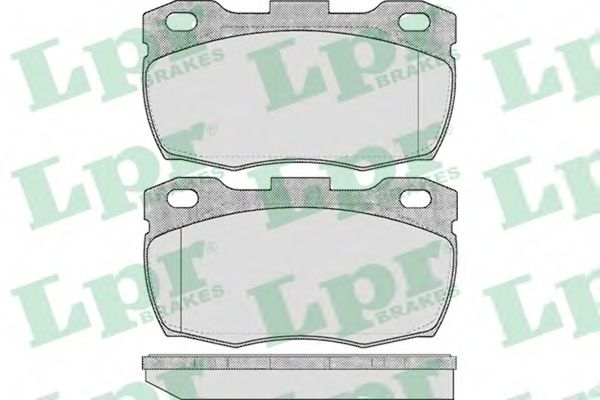 05P626 LPR комплект колодок дисковых land rover 90110 83-90