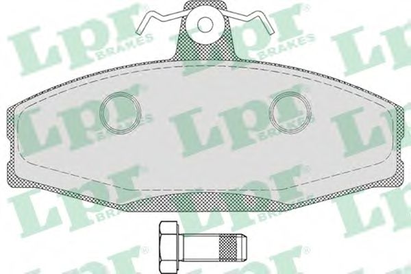05P651 LPR колодки диск.  felicia, felicia estatecombi, felicia pick up, felicia van, forman, pick up (136), caddy pick-up  01.93-04.02  6u0698151