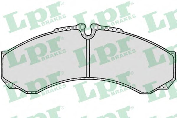 05P684 LPR Колодки тормозные IVECO DAILY I 96-II 2- передние