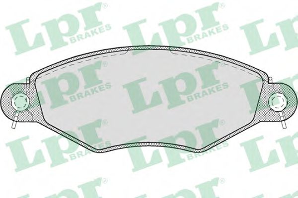 05P708 LPR колодки диск. 206 1,1, 1,4, 1,6, 1,9       425191