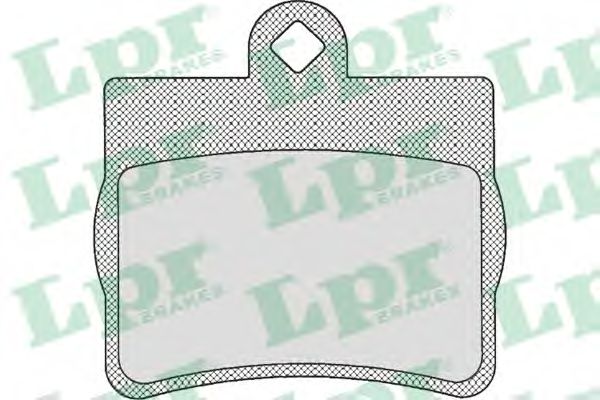 05P725 LPR Колодки тормозные задние