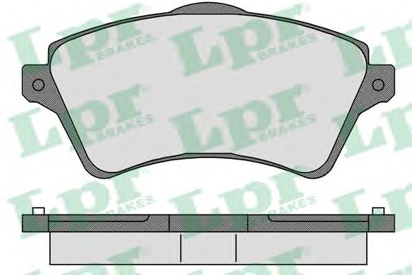 05P833 LPR Колодки торм пер freelander 00-(573102j)