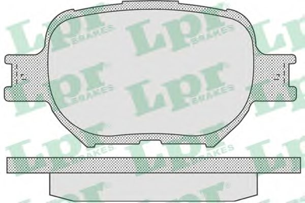 05P837 LPR Колодки тормозные TOYOTA CELICACOROLLA 1.8-2.D 99- передние