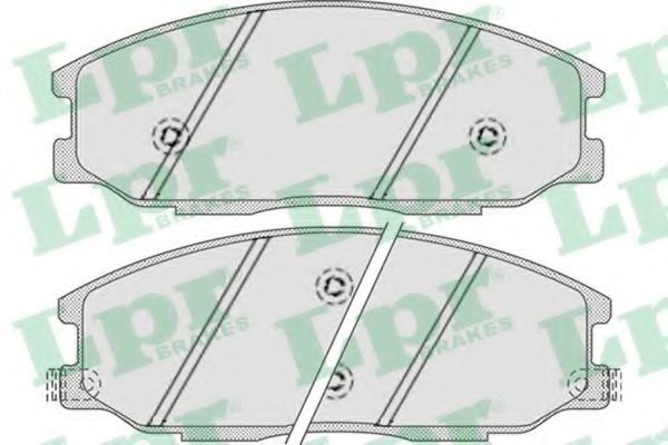 05P858 LPR Колодки тормозные
