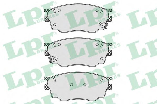 05P877 LPR Колодки торм пер c дат mazda 6 02- (gdb3309)