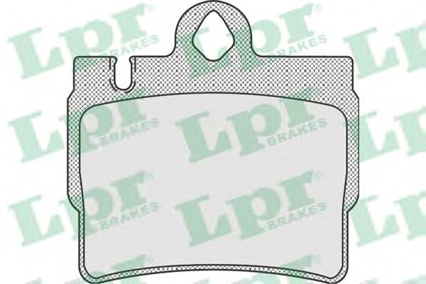 05P905 LPR колодки торм зад w220 s320-s600