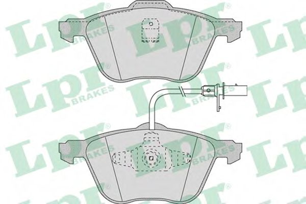 05P971 LPR Колодки тормозные