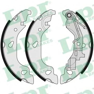07690 LPR Колодки торм.бар.FIAT PUNTO 1.2-1.9D 99-