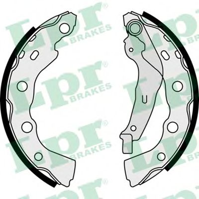 07990 LPR комплект колодок барабанных mitsubishi carisma 96