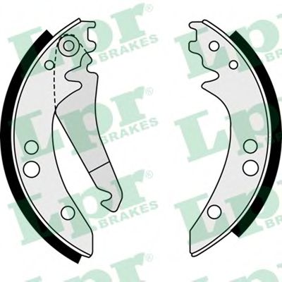 08410 LPR колодки тормозные барабанные задн mercedes-benz: t