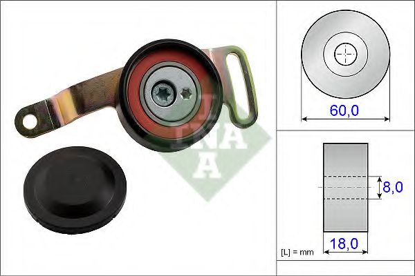533007810 INA натяжитель ремня